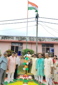 খাড় শ্রীরামকৃষ্ণ আশ্রম বিদ্যাপীঠে ৮০ তম স্বাধীনতা দিবস উদযাপন